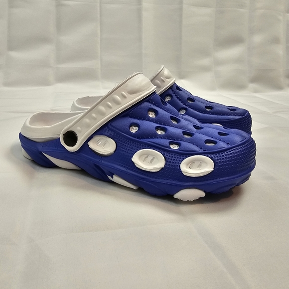 NWT, Men's Clogs 2 Tone Blue White Size 7-12 - Picture 6 of 13